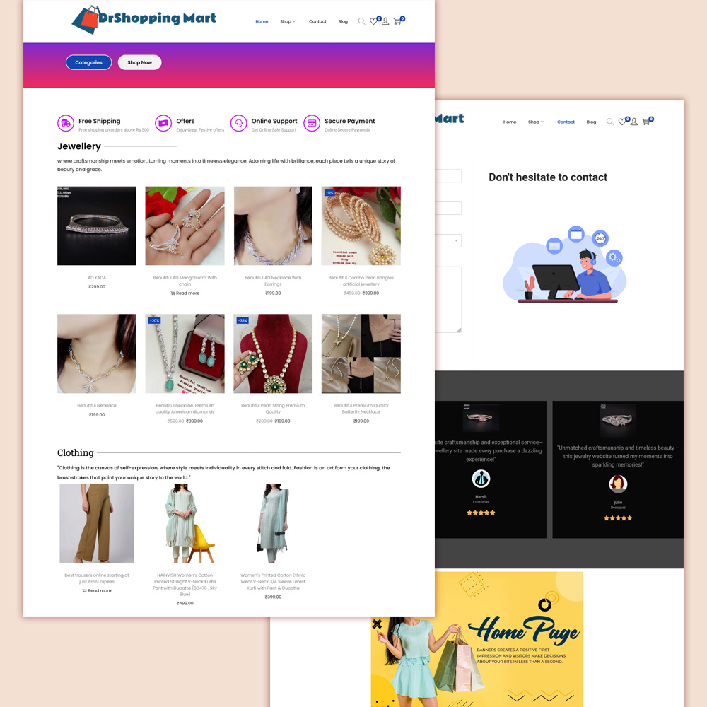 drshoppingmart website